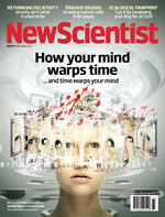 New Scientist cover story about how the mind warps time